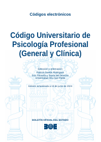 Código Universitario de Psicología Profesional (General y Clínica)