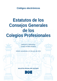 Estatutos de los Consejos Generales de los Colegios Profesionales